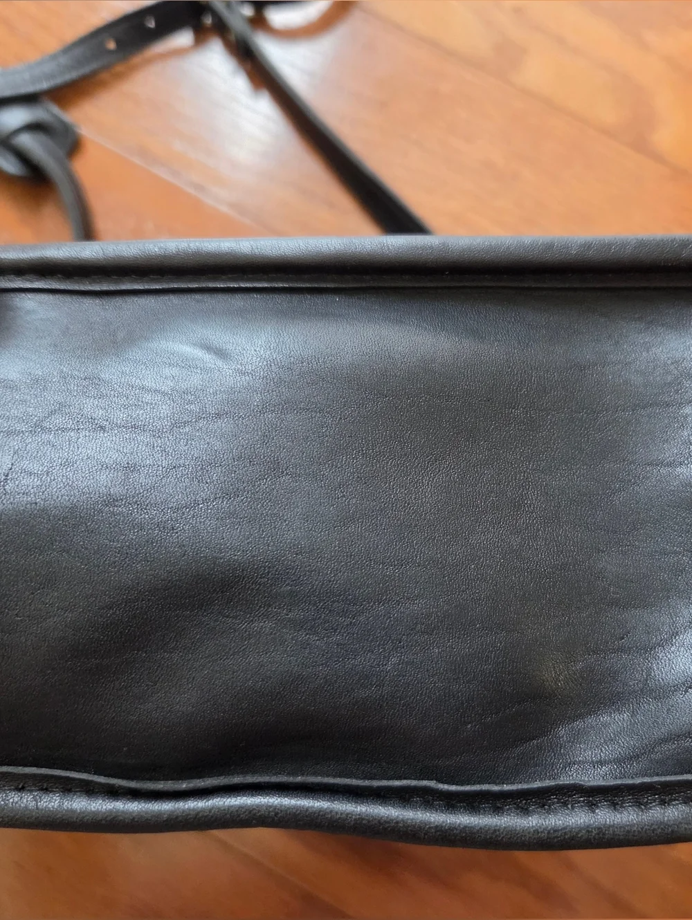 Vintage Jack Georges 1990's Black Leather Briefcase University Collection Laptop